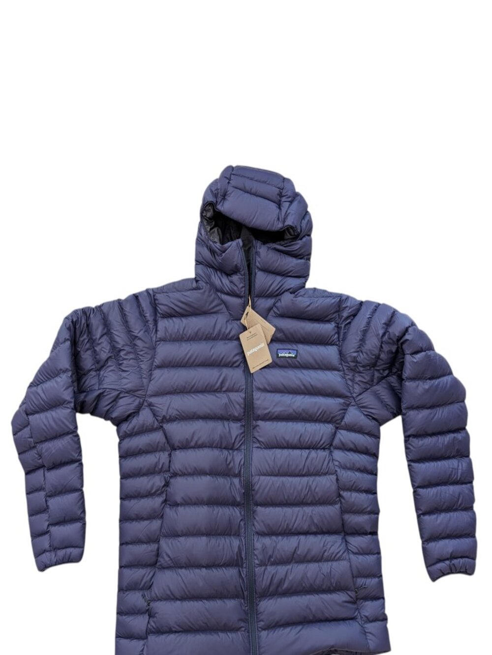 New NWT Patagonia Men's Down Sweater Hoody Full Zip Jacket XL Purple 84702